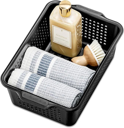 madesmart Medium Storage Basket, Granite