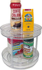 Dial Industries Lazy Susan Turntable Organizer for Pantry, Cabinet, Countertop, 2 Tier, 10.5 Inch