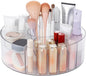 Lonian 360° Rotating Makeup Organizer, Adjustable Acrylic Cosmetic Storage, Cosmetic Organisers and Spinning Makeup Stand for Beauty Skincare