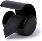 Tie Box for Men 's PU Ties case Necktie Organize Cylinder Leather Men’s Storage Portable Tie Roll for Travel Business Gifts (Black)