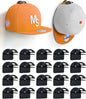 Adhesive Hat Hooks for Wall, Baseball Caps Strong Holdr, Ball Cap Hanger Wall Mount, Hat Display Rack, Hat Organizer Accessories, Black 20-Pack