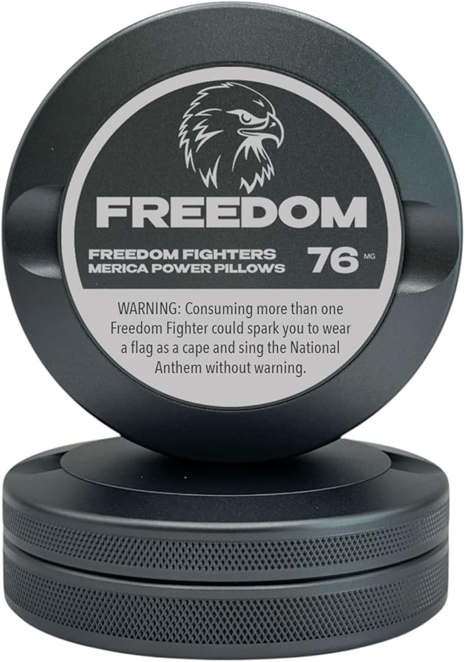 Edition 005: Freedom | Metal Can | Metal Container | Pouch Container | Small Storage Tin (Gunmetal Gray)