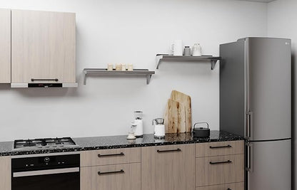 AmGood 8 in. x 30 in. Stainless Steel Wall Shelf | NSF | Metal Shelving | Garage, Laundry, Storage, Utility Room | Restaurant, Commercial Kitchen
