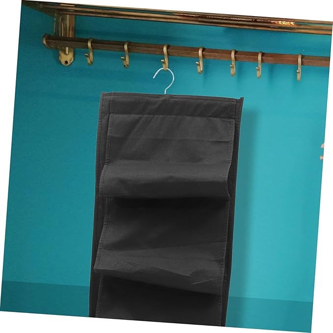 Space-saving Shoe Storage Bag for Bedroom Compartment Hanging Closet Organizer Sock Underwear Organizer Non-woven Multi-purpose
