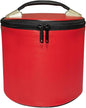 Deluxe Masonic Fez Case (RED) Imitation Leather, Freemasons Hat Storage Carrying Box