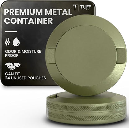 Premium Aluminum Pouch Organizer with Dual Compartment | Waterproof Secure Seal | Compact & Pocket-Friendly | Slim & Lightweight Modern Design for Everyday Use