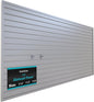 NeatiEase Slatwall Panel Wall Storage Systems, 4 x 8ft Slat Wall Paneling Garage Wall Organizer, Heavy Duty Wall Mounted PVC Wall Rack (Gray)