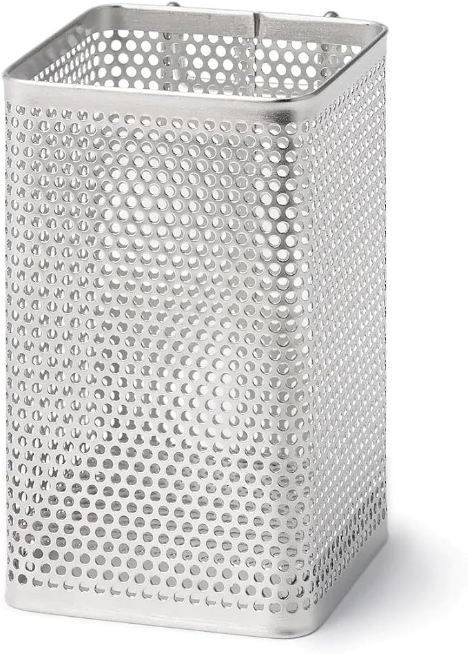 MUJI Stainless Steel Cutlery Stand, Small, シルバー
