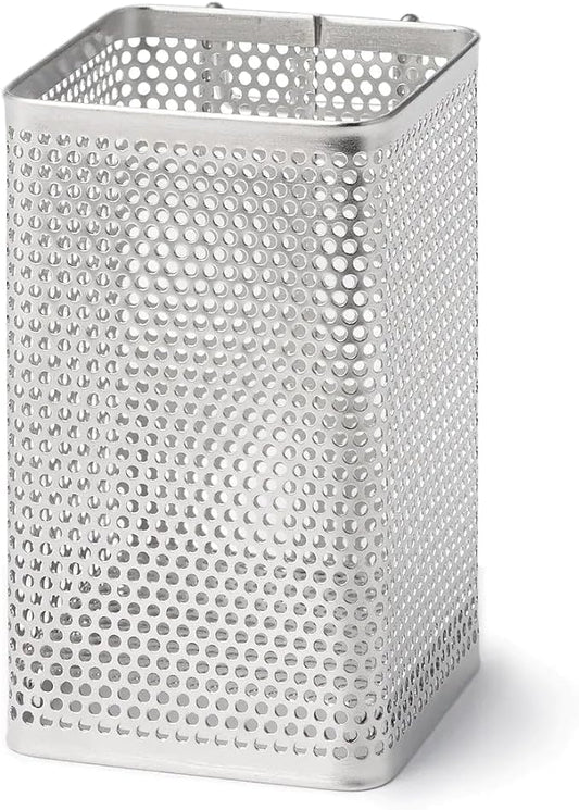 MUJI Stainless Steel Cutlery Stand, Small, シルバー