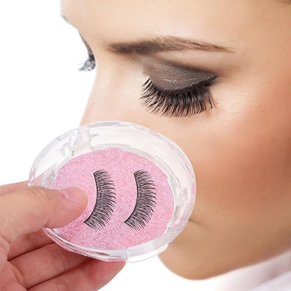 Beavorty 3 Pcs Empty Eyelash Case Holder Container Storage Organizer for False Lashes - Crystal Plastic Travel Individual Lashes Holder - Paper