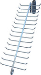 Swivel Tie Rack by WEEBAK, 30 Oversized Hooks, Men's or Women's Ties, Belts, and Scarfs Closet Accessory Organizer, Wall Mounted with provided Chrome Screws, Durable Metal, Chrome