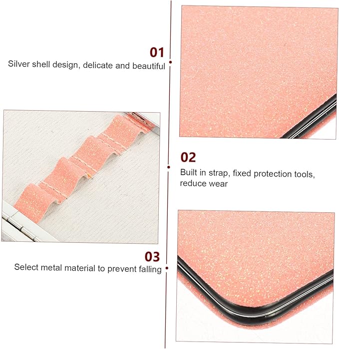 Eyelash Tweezers Case 6.10X3.14X0.59In Portable Magnetic Closure Storage Box Organizer for Eyelash Tweezers and Makeup Accessories