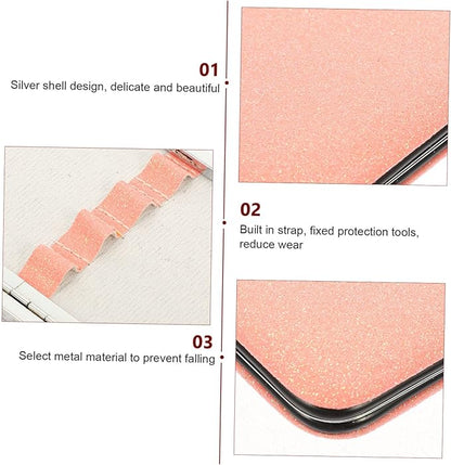 Eyelash Tweezers Case 6.10X3.14X0.59In Portable Magnetic Closure Storage Box Organizer for Eyelash Tweezers and Makeup Accessories