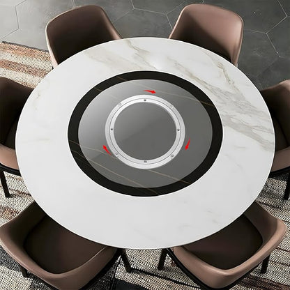 QDiShi 12 Inch Lazy Susan, Heavy Duty Swivel Turntable Aluminum Bearing Metal Rotating Turntable Bearings Swivel Plate Hardware for Dining-Table and Workbench (12 inch)