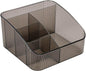 JessLab Makeup Organizer, PET Skincare Organizer with 5-Compartment Cosmetic Storage Makeup Organizer for Desk Wardrobe Bathroom Vanity Countertop, Grey
