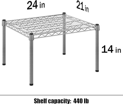 21" Deep x 24" Wide x 14" Height Wire Shelving Kit | 1-Tier | NSF Commercial Storage Rack Unit