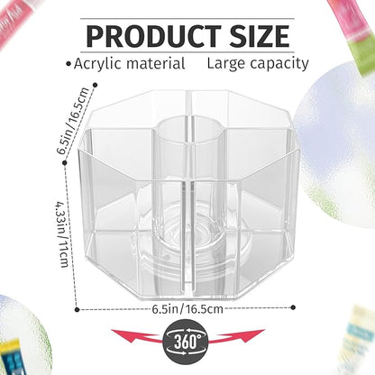 Drink Packet Organizer For Powdered Drink Mix,Powder Packet,Water Packet,Water Flavor Packet, Lazy Susan Organizer for Drink Mix Rotating Holder (Rhombus)