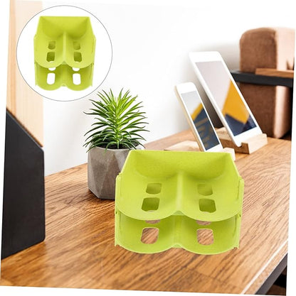 MERRYHAPY 4pcs Unique Design Can Rack Stackable Storage Holder Pantry Soda Can Organizer Wine Bottle Rack Space-Saving