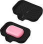 2 PCS Premium Black Self-Draining Soap Bar Holder - Elegant Soap Dish for Shower & Bathroom Use - Versatile Soap Dishes for Bar Soap - Durable Soap Holder & Bathroom Soap Dish Solution