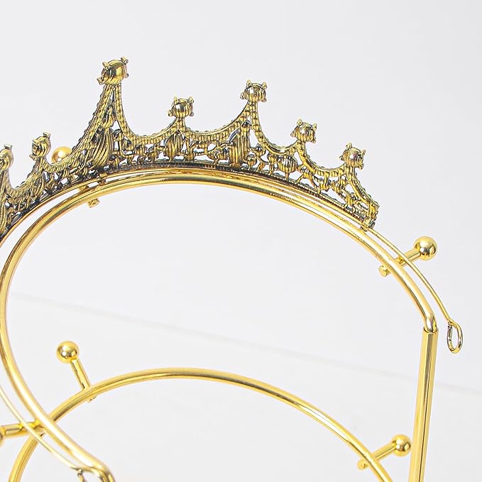 Crown Display Stand, Tiara Display, Headband Display Stand, Hair Accessories Organizer, Crown Storage Organizer Jewelry Holder for Women Girls