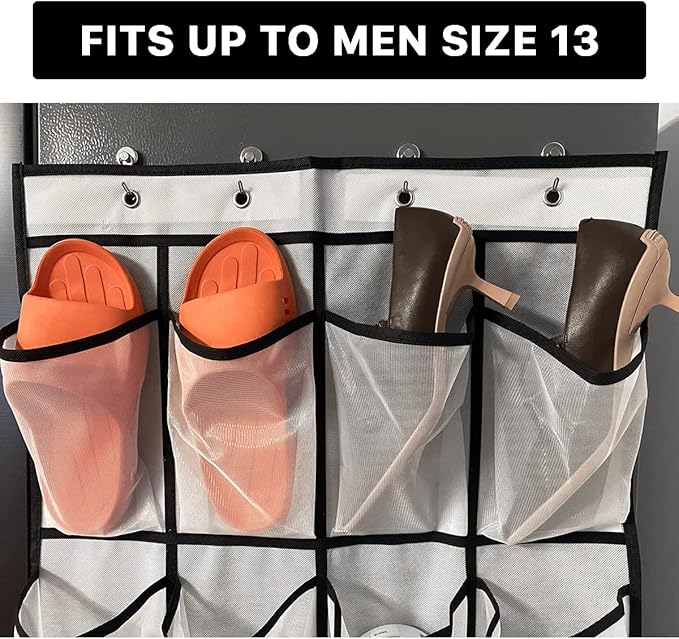 Cruise Essentials Over The Door Shoe Organizer Magnetic Hooks for Royal Caribbean/Carnival/Princess/NCL/Celebrity/MSC/Norwegian Ship Cabin,Small Hanging Decoration Magnets,Travel Accessories Must Have