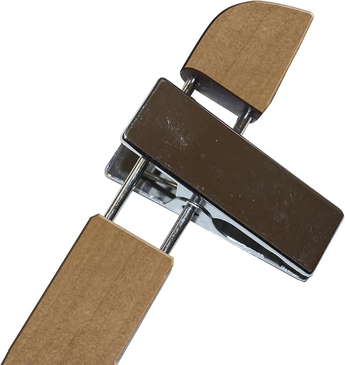NAHANCO Executive Collection: Wooden Pant Hangers, 14" Natural (Pack of 25)