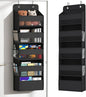 Kaitiemoo 1 Pack 5-Tier Over the Door Organizer, Heavy-Duty Large Deep Pocket Hanging With 5 Large Front & 6 Side Pockets With for Pantry, Kitchen, Bathroom, Dorm, Black