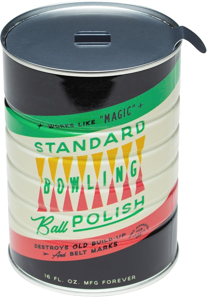 Retro Tin Can, Studio MPLS Designs, Collectable, Peel & Stick Valved End with Metal Lid, 8-12oz (4.0625 x 5.5 in) (Magic in a Can Design)