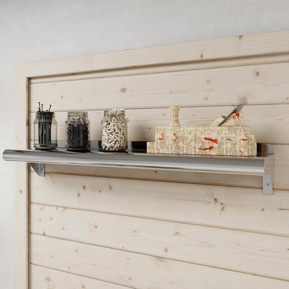 AmGood 6 in. x 30 in. Stainless Steel Wall Shelf | NSF | Metal Shelving | Garage, Laundry, Storage, Utility Room | Restaurant, Commercial Kitchen