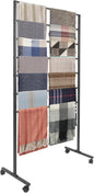 Scarf Organizer, Scarf Display Stand, 7 Tier Metal Scarf Holder Organizer, Floor-standing Scarf Rack for Commercial or Home, Hijab Stand RackTies Belt Pants Hanging Rack