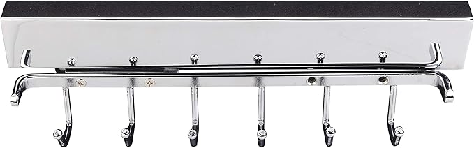 295mm Sliding Belt Rack: Polished Chrome