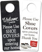Real Estate Door Hangers - Double Sided 2 Designs on Each Doorhanger - Open House Real Estate Agent Supplies (Please Use Shoe Covers - Pack of 25)