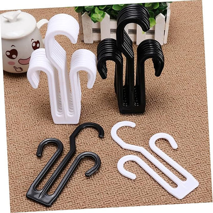 Cabilock 12pcs Bike Shoe Holder Multipurpose Plastic Shoes Hanging Organizers with Double Hook Design for Home Dorm and Travel Storage