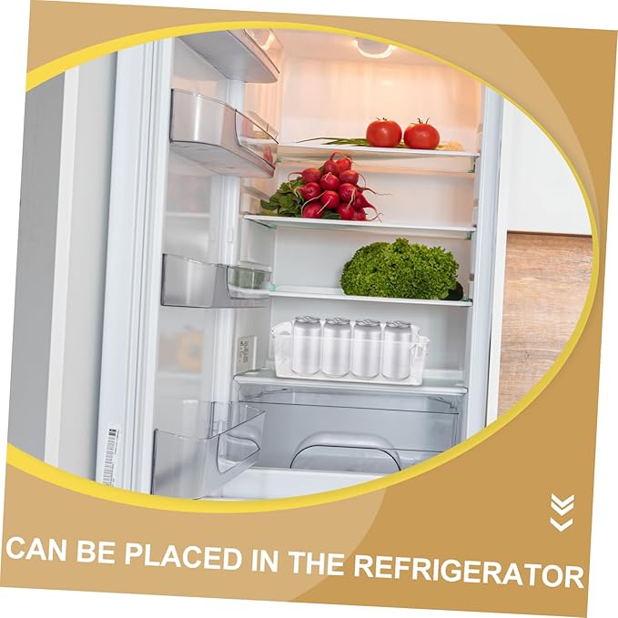 Fridge Accessories Beverage Dispenser Can Holder Fridge Organizers for Fruit Vegetables