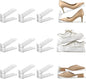 12 Pack Shoe Slots Organizer Adjustable Level Shoe Stacker Holder Storage Space Saving Sneakers Display Tray Rack for Closet