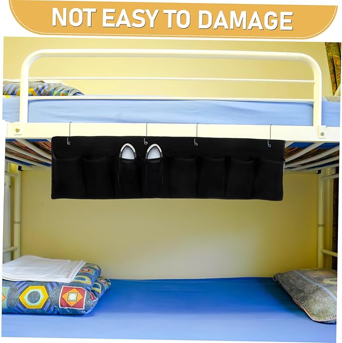 Zerodeko Rv Bedside Shoe Organizer Breathable Mesh Hanging Pocket Storage Bag with Hooks for Shoes Tools and Accessories for Camper and Home Use