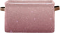 Rose Gold Sequins Storage Basket Bin, Large Cube Storage Box Canvas Collapsible Storage Organizer for Home Office Closet, Valentine's Day Gifts - 15 L x 11 W x 9.5 H