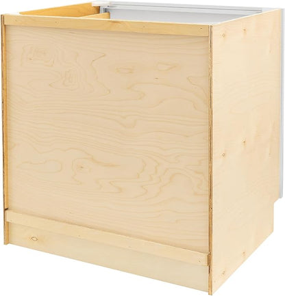 Quicklock RTA (Ready-to-Assemble) | Base Kitchen Cabinets - Shaker Style | Made in America (Pure White, 36" Wx34.5 Hx24 D Base)