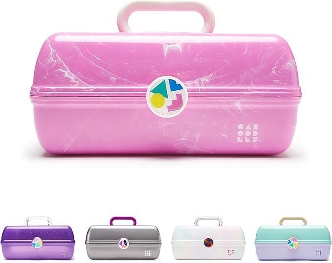 Caboodles On-the-go girl cosmetic organizer, Bubblegum Marble