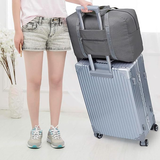 Luggage Storage Bags Large Moving Bag Totes with Handles Zipper Foldable Waterproof Sports Travel Duffel Bags College Carry-on Bag Laundry Bags Home Storage Packing Organizer