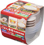エビス Ebisu PG-3130 Rice Storage Containers, Small Mori, Set of 4, 3.5 oz (100 g), Freezer, Microwave Heating, Dishwasher Safe, Made in Japan