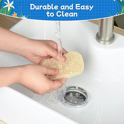 4pcs Soap Lifting Pad for Bar Soap,Beige Non-Slip Soap Saver Pads Self Draining Soap Bars Holder Pads for Kitchen Bathroom Travel Hotel Shower Cleaning Supplies