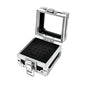 Black 25 Holes Professional Nail Polish Head Storage Box, Nail Tools Organizers Container, Display Storage Box Rack Manicure Tool for Salon Nail Grinding Head，Nail Drill Grinding Bit Holder Box