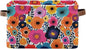Large Storage Basket Cartoon Drawing Poppies Storage Bin Cube Canvas Fabric Organizer Handles Collapsible for Clothes Toys Bedroom Decorative