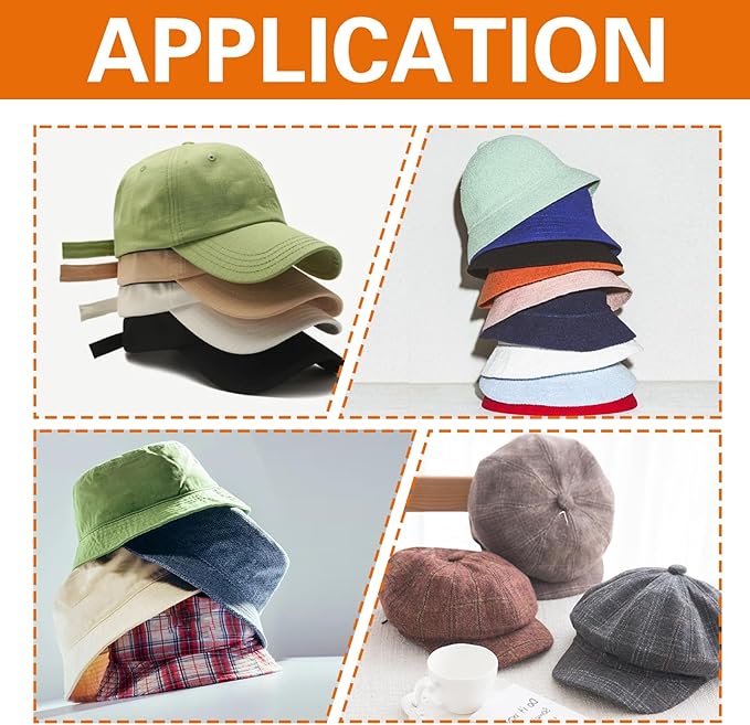 Hat Displayer for Gridwall, 6PCS Hat Hanger Gridwall Hooks Metal Hat Holder Wall Mounted Gridwall Hat Helmet Rack Hat Display Shelves Organizer Grid Plate Hook for Cowboy Hat Cap Wigs