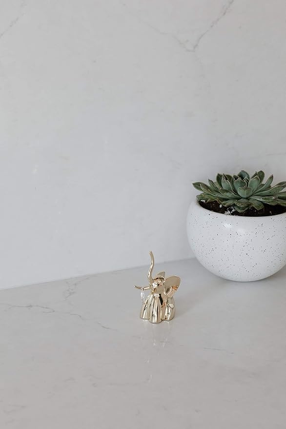 Umbra Zoola Elephant Ring Holder, Brass