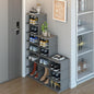 AFOORD Narrow Shoe Rack 18 Tiers, Tall Skinny Shoe Organizer, Small Space and Vertical Shoe Rack, Suitable for Entryway,Hallway,Closet, Corner, Bedroom and Garage Shoe Shelf