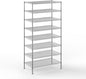 24" Deep x 42" Wide x 86" Height Wire Shelving Kit | 8-Tier | NSF Commercial Storage Rack Unit