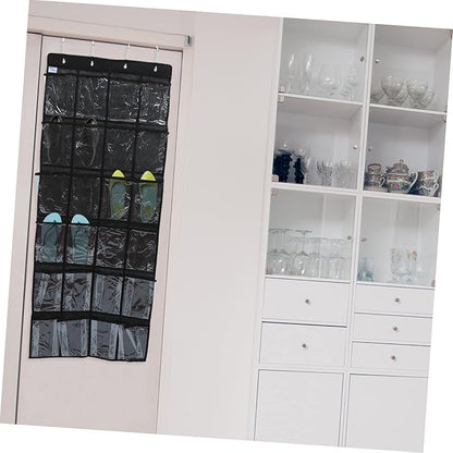 ULTECHNOVO Multipurpose Hanging Storage Bag for Shoes and Sundries Simple Style Non Woven Organizer Practical Shoe Hanging Bag for Bedroom Bathroom Kitchen Dorm Office Use