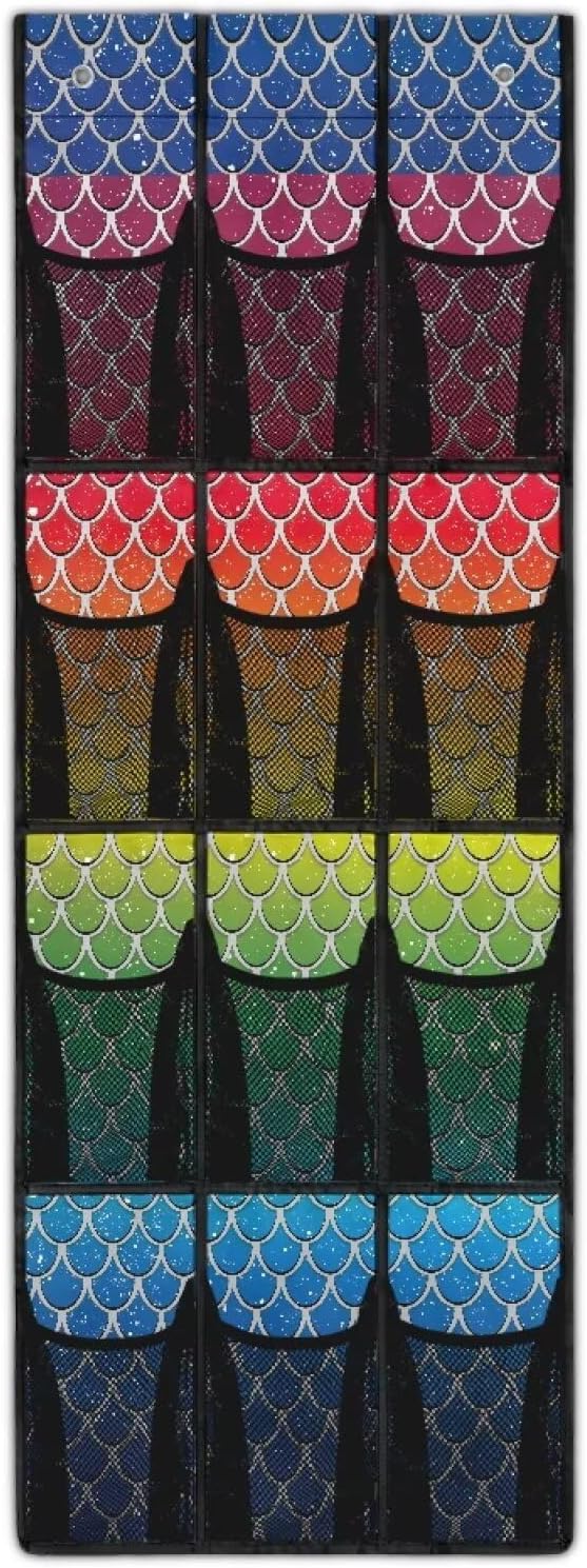 Scales Over The Door Shoes Organizers,Behind Door Shoes Hang Holder Rack,Storage for Small Spaces,Hanging Storage Bags